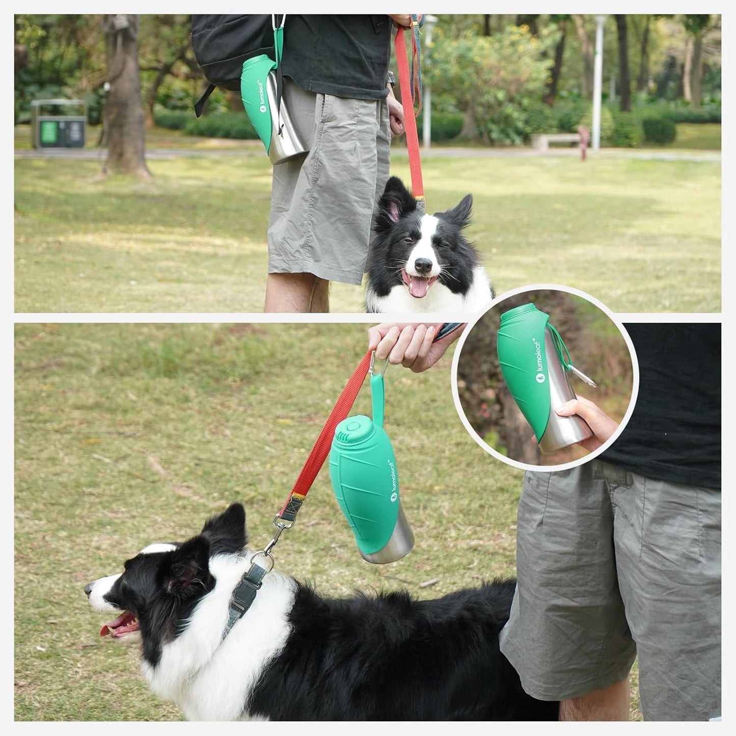 LumoLeaf Pet Water Bottle