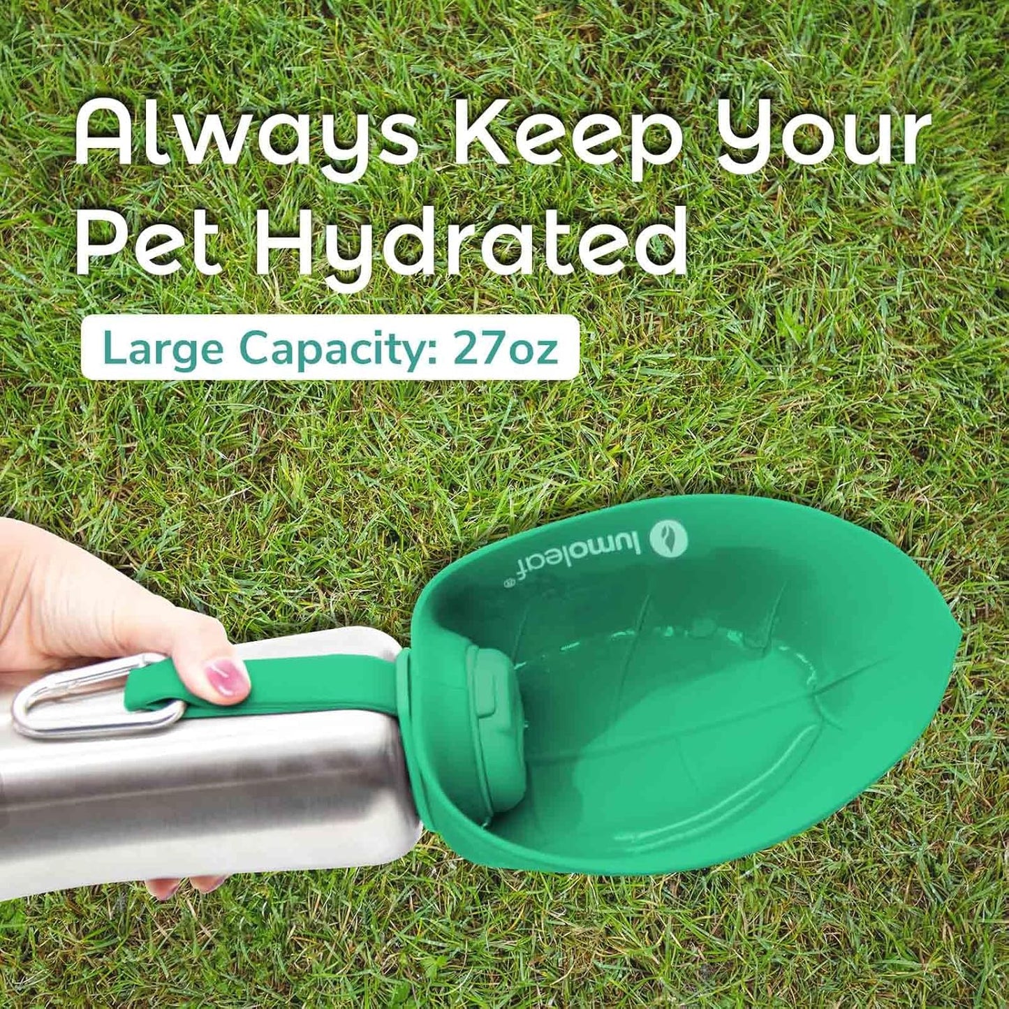 LumoLeaf Pet Water Bottle